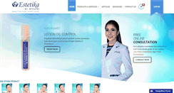 Desktop Screenshot of klinikestetika.com